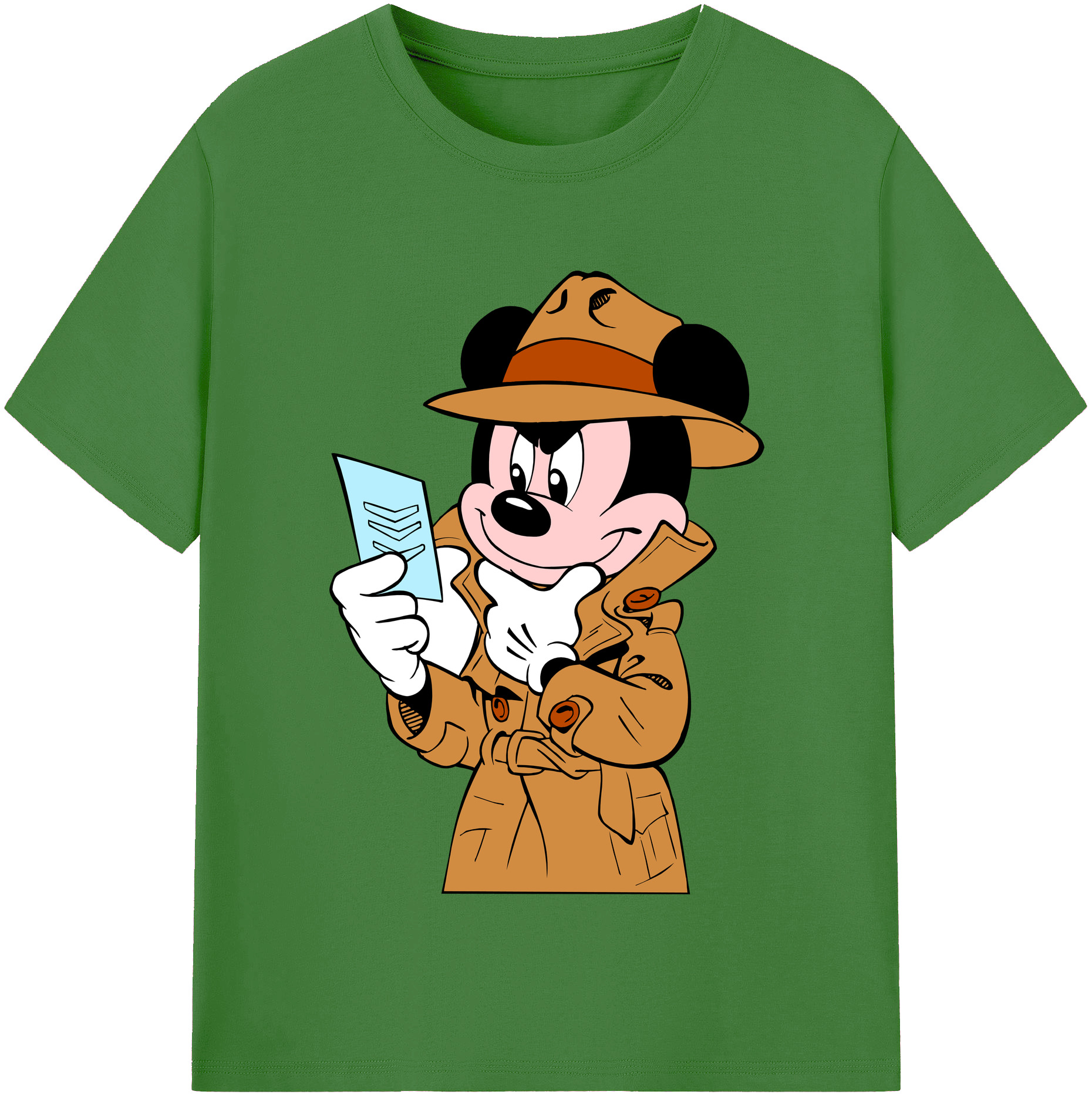（画像用） ミッキーマウス Mickey Mouse レディースカジュアルプリントTシャツ（綿100％）
